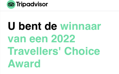 Tripadvisor Travellers Choice Award